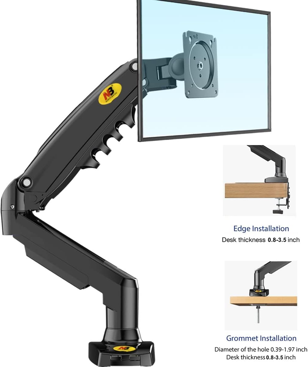 NB F80 17″-30″ Full Motion Ergonomic Monitor Arm NB F80 17″-30″ Full Motion Ergonomic Monitor Arm